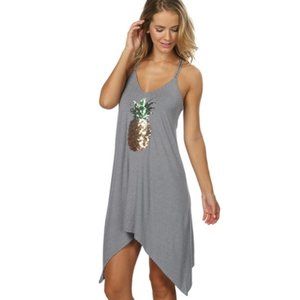 Sperry Global Bazaar Pineapple Blue Dress EUC sz L